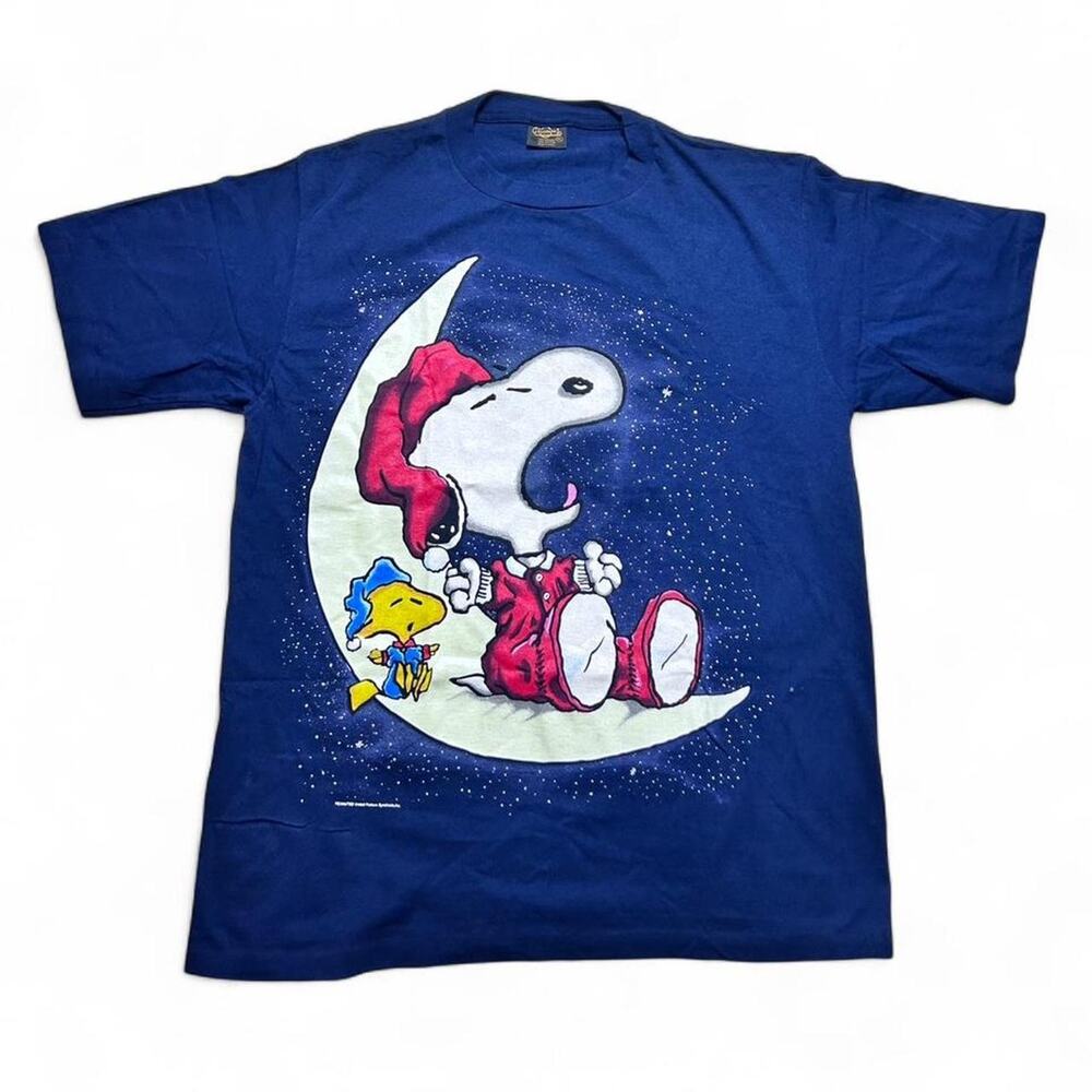 Peanuts Vintage 90s Snoopy Woodstock Sleepy Theme Changes T-shirt XXL